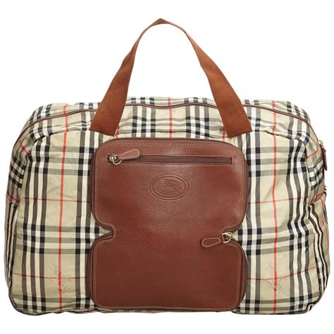 authentic burberry duffle bag.